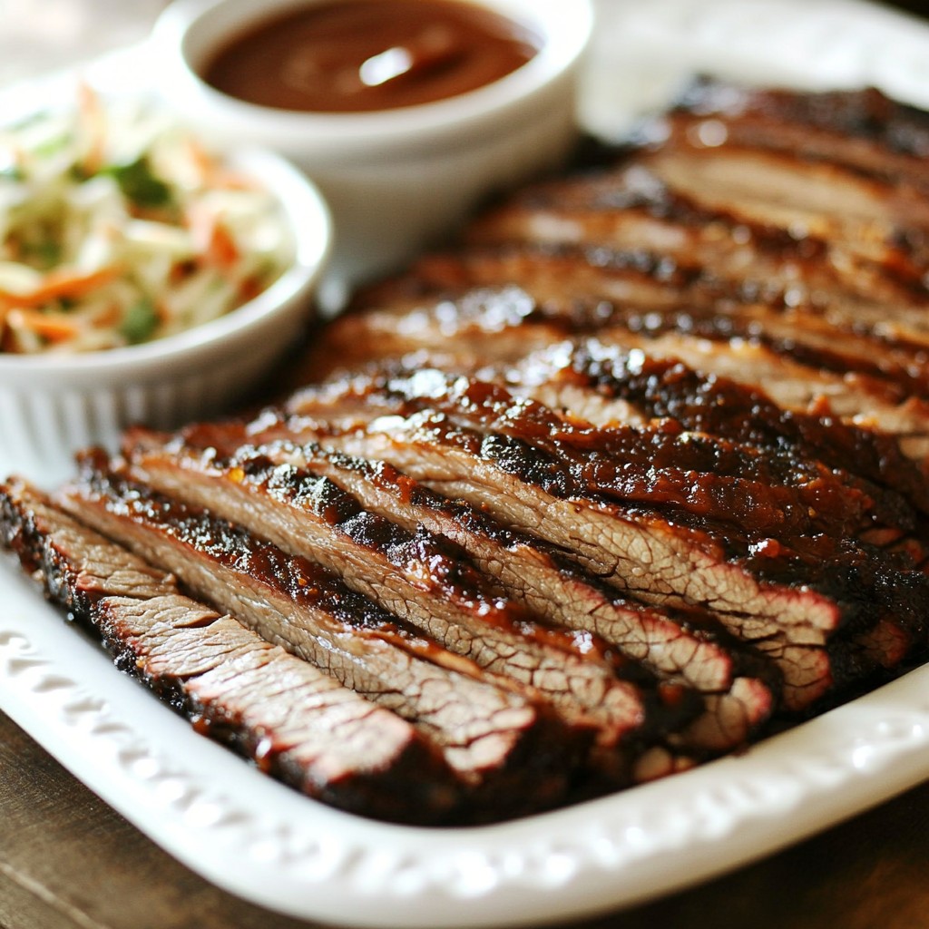 Slow-Smoked Barbecue Beef Brisket Flavorful Delight