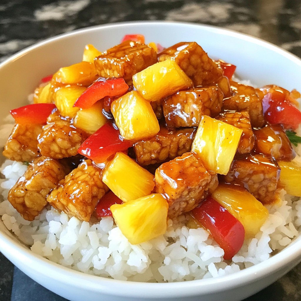 Sweet and Sour Tempeh Flavorful and Easy Recipe