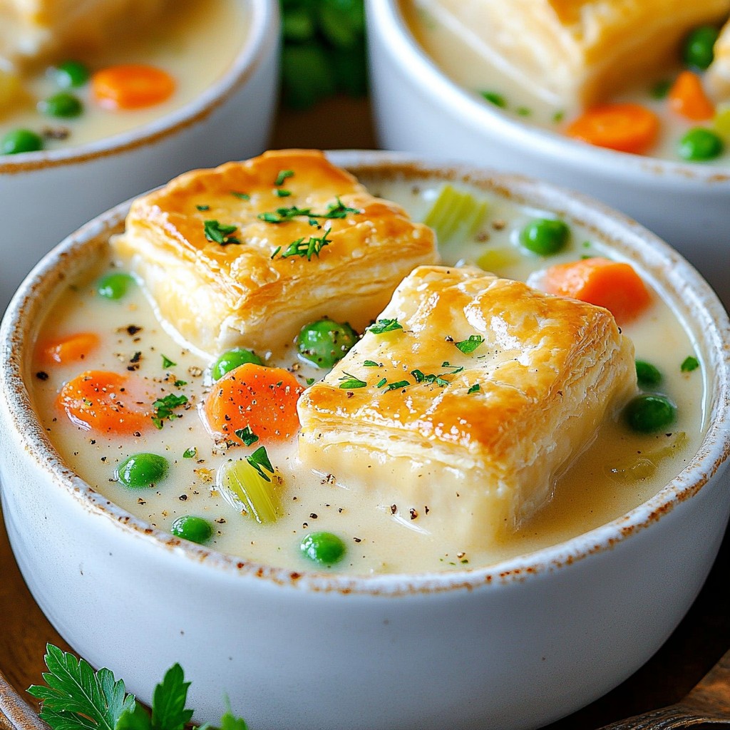 Creamy Chicken Pot Pie Soup Comfort in a Bowl