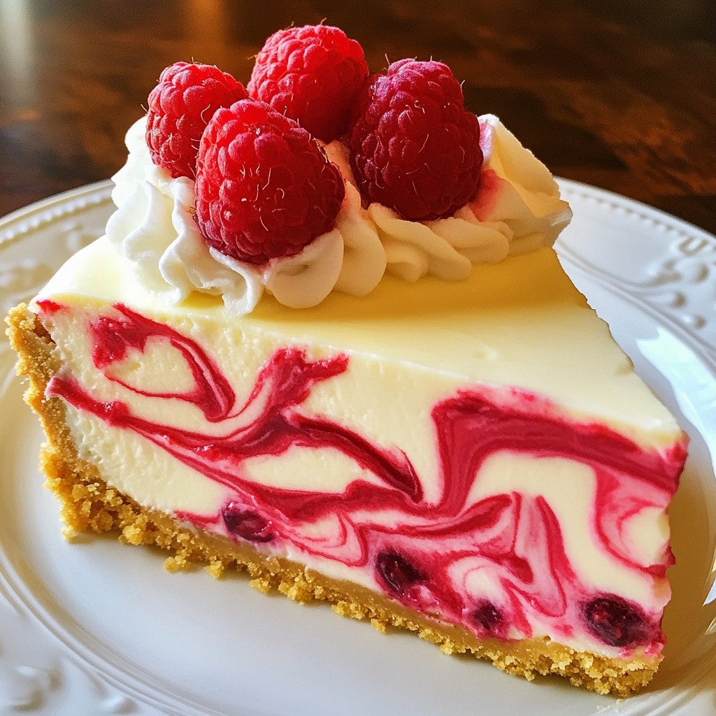 White Chocolate Raspberry Cheesecake Delightful Recipe