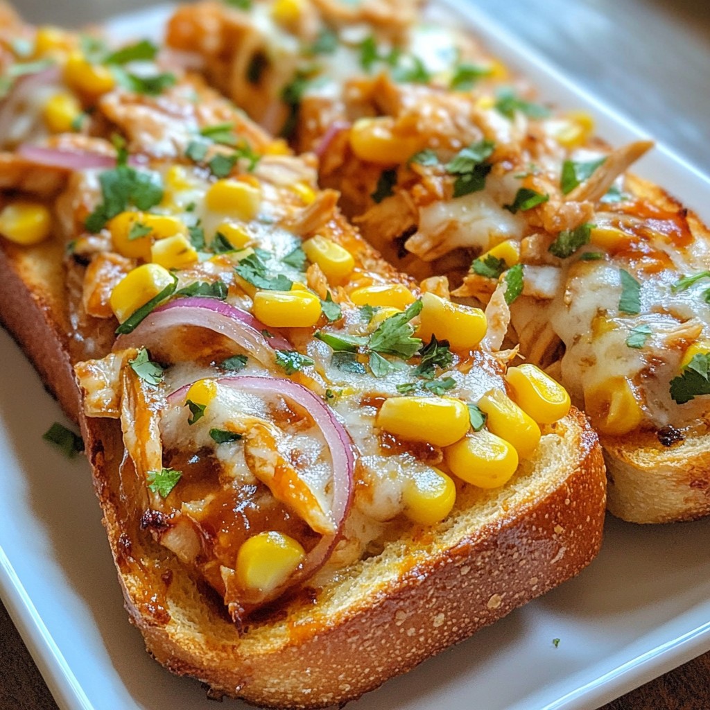 BBQ Chicken French Bread Pizza Simple and Tasty Meal