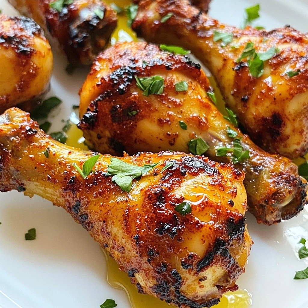 Smoky Grilled Paprika Chicken Drumsticks Delight