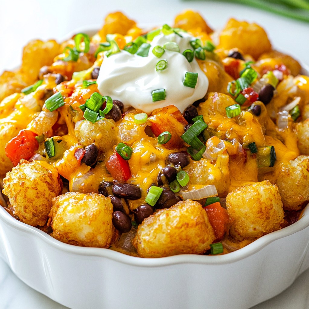 Loaded Veggie Tater Tot Casserole Flavorful Comfort Dish