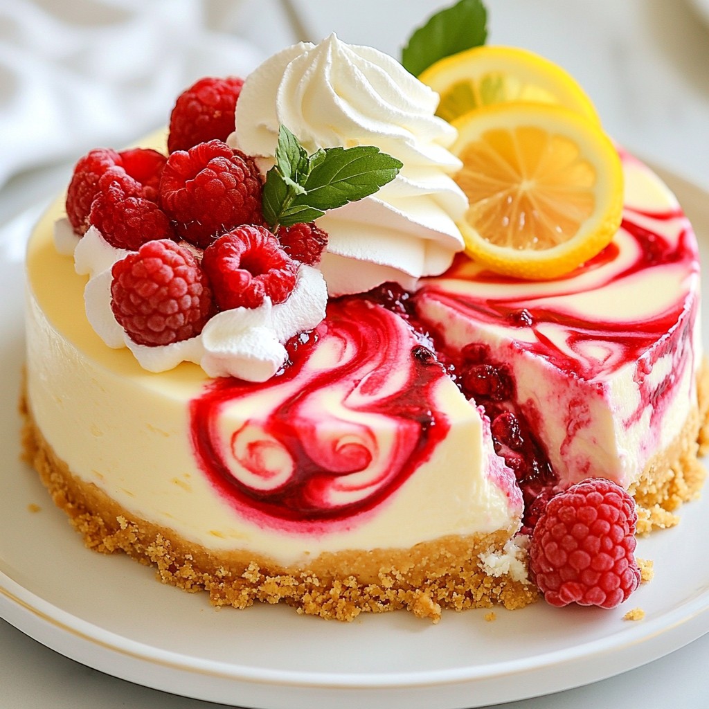 Raspberry Lemonade Cheesecake Delightful and Easy Dish