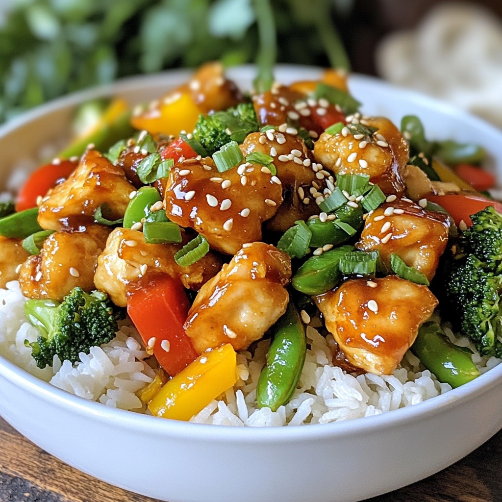 Honey Sesame Chicken Stir Fry Flavorful Dinner Option