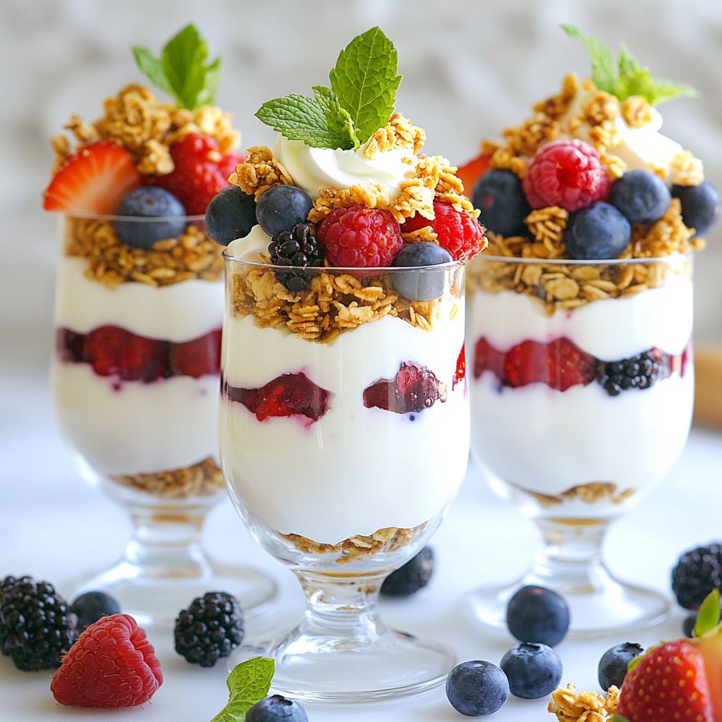 Summer Berry Yogurt Parfait Simple and Tasty Treat