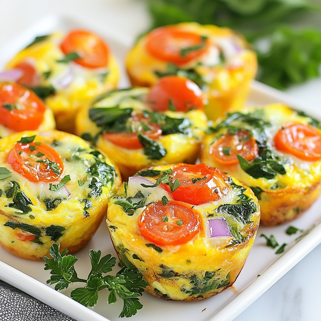 Veggie Loaded Egg Muffins Quick and Healthy Snack