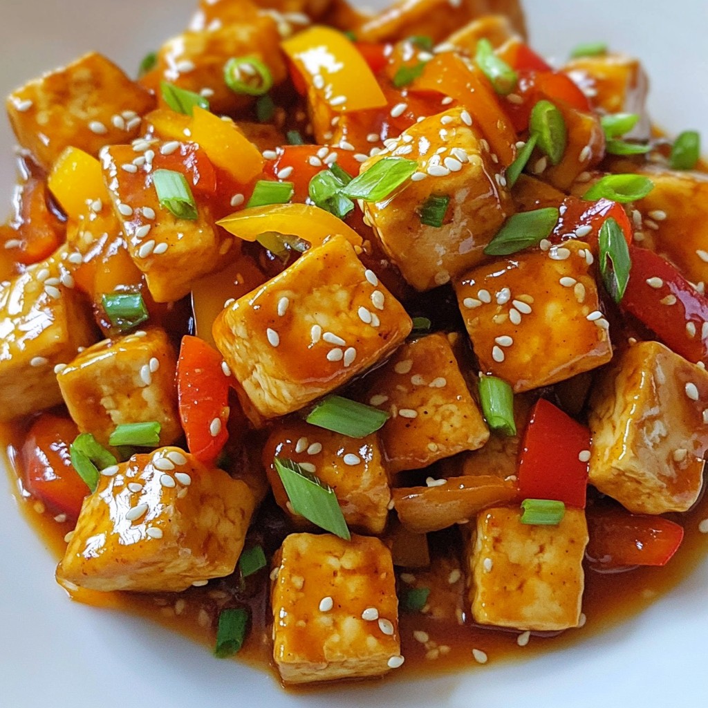 Orange Ginger Tofu Bold and Flavorful Delight