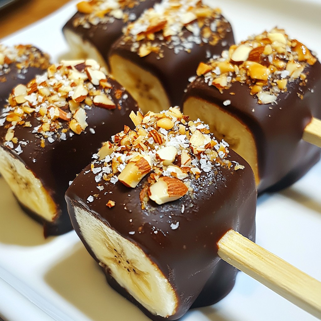 Chocolate Covered Banana Pops Fun and Easy Recipe