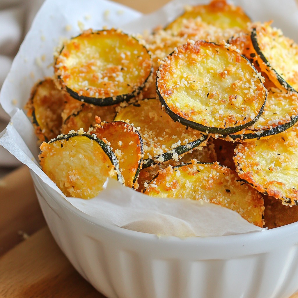 Crispy Parmesan Zucchini Chips Easy and Flavorful Snack