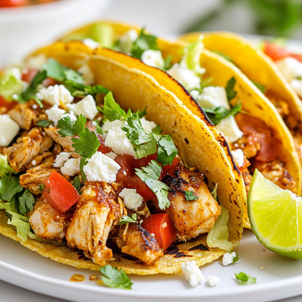 Crispy Air Fryer Chicken Tacos Flavorful and Easy Meal
