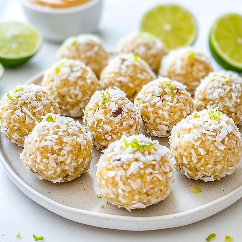 Coconut Lime Energy Bites Simple and Tasty Snack