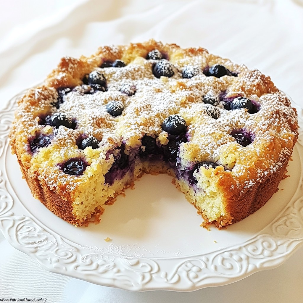 Blueberry Streusel Coffee Cake Tasty Easy Recipe