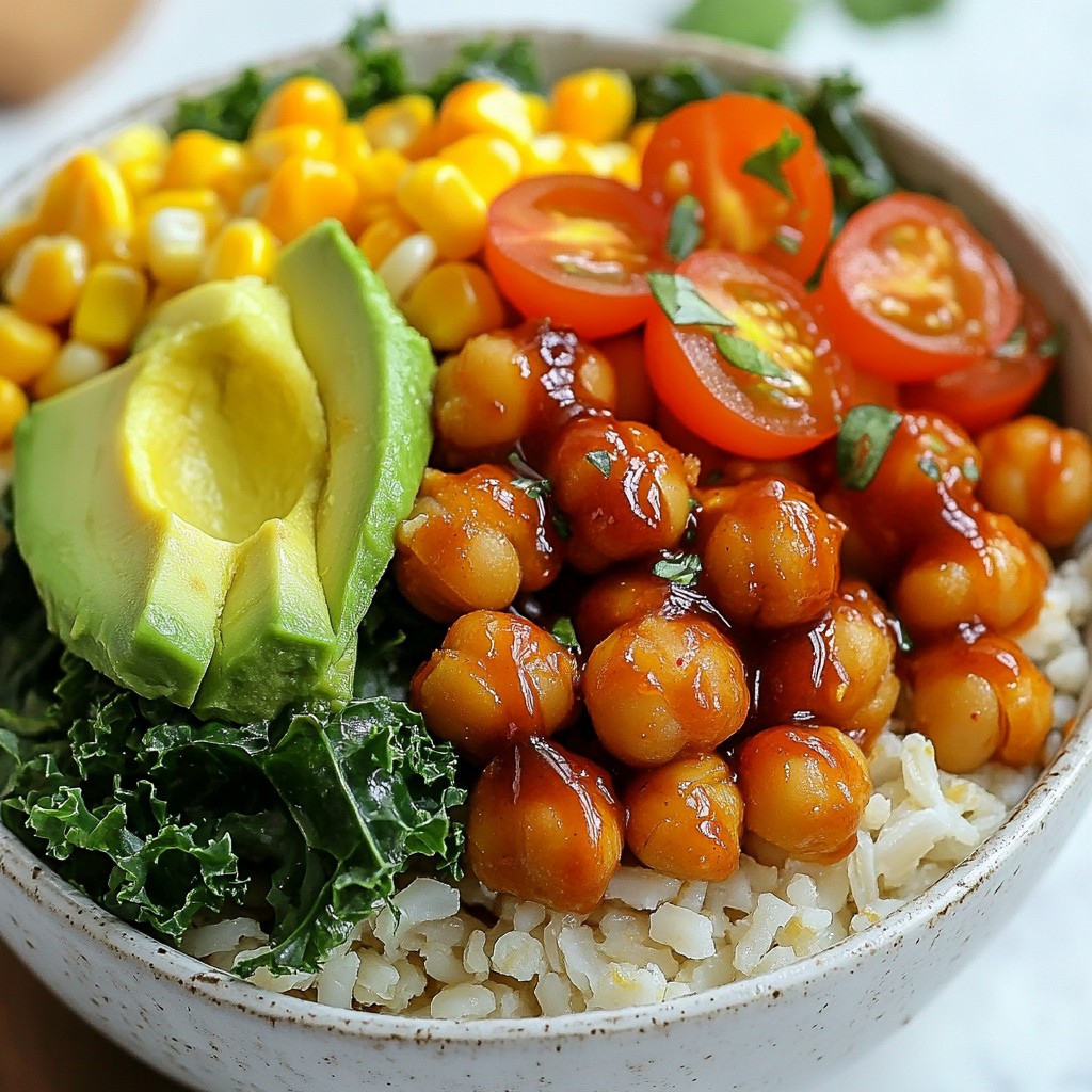 BBQ Chickpea Buddha Bowl Flavorful and Healthy Recipe