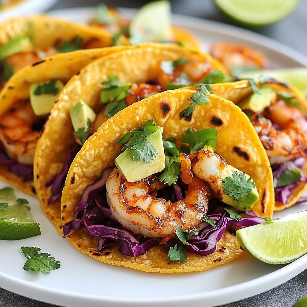 Spicy Garlic Butter Shrimp Tacos Flavorful Delight