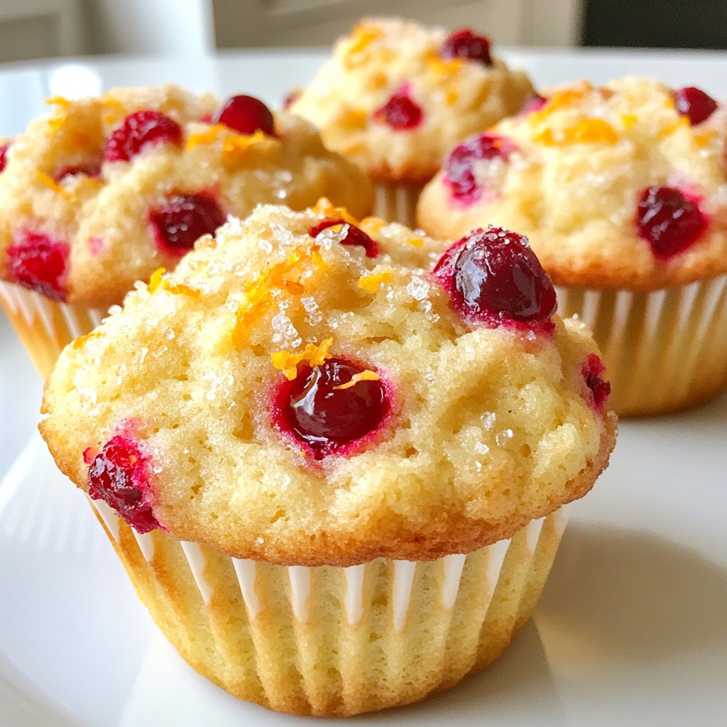 Cranberry Orange Muffins Fresh and Flavorful Treat