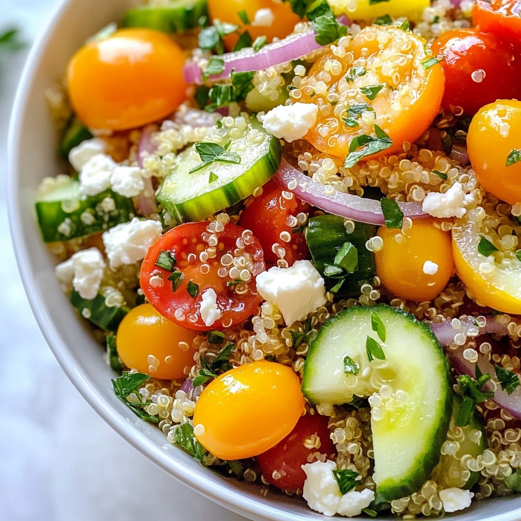 Lemon Herb Quinoa Salad Fresh and Tasty Delight