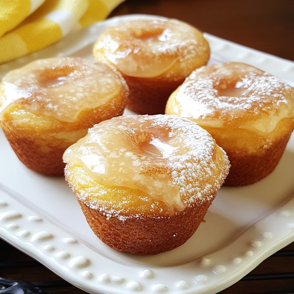 Maple Glazed Donut Muffins Irresistible Sweet Treat