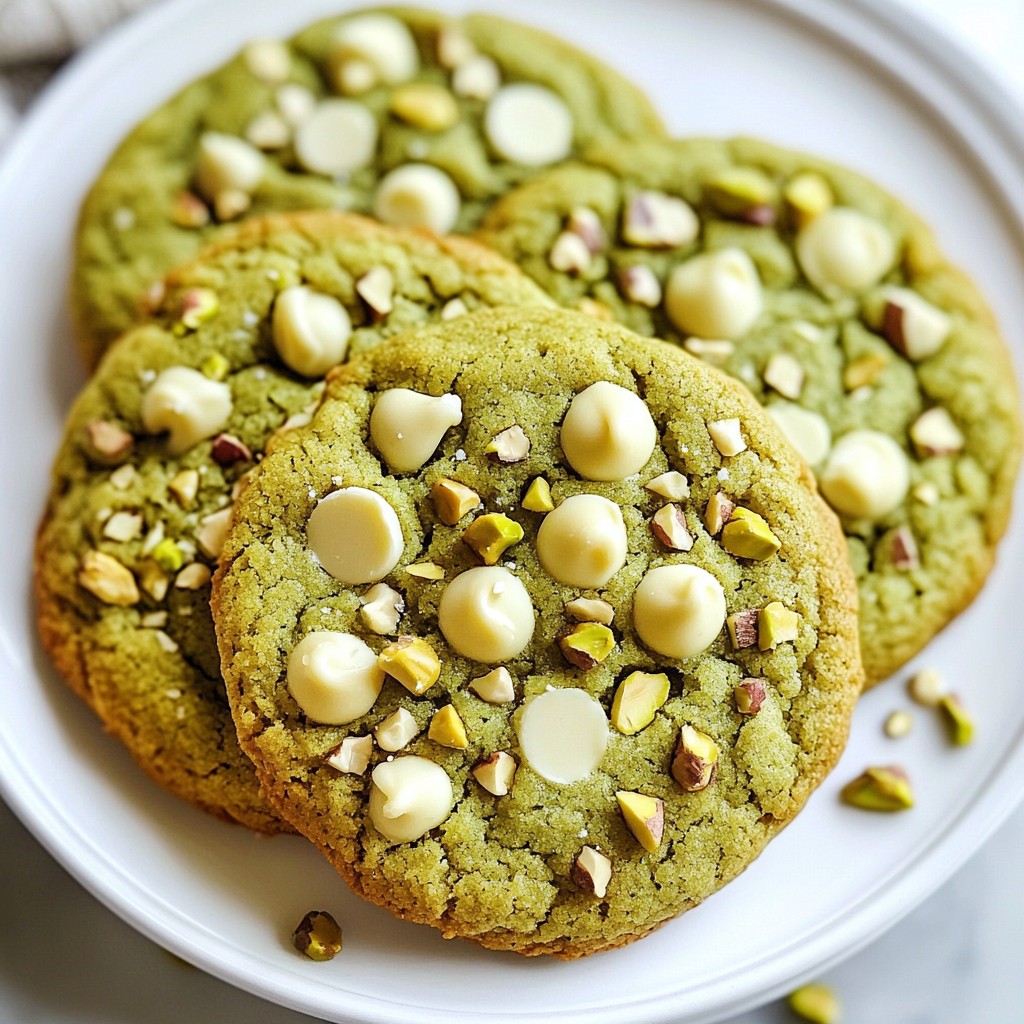 Matcha White Chocolate Cookies Delightful Baking Treat