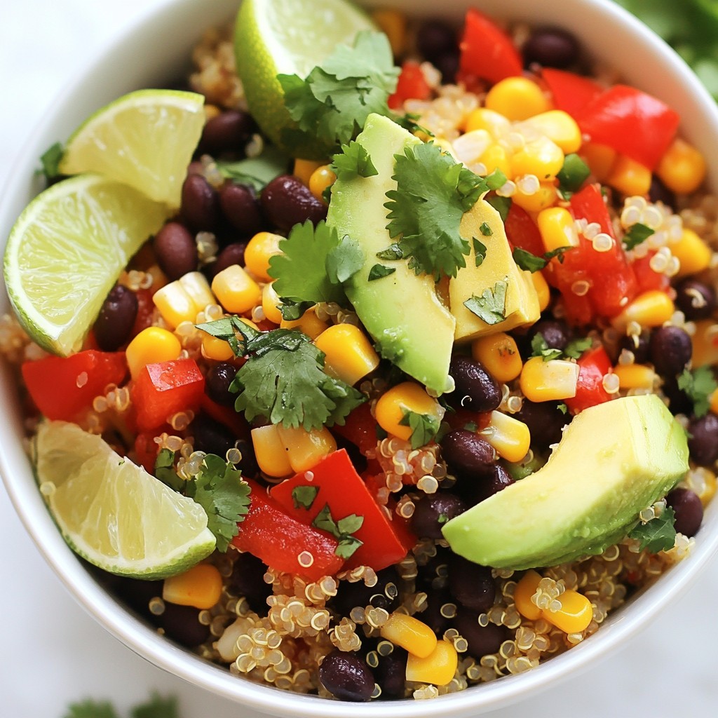 Chipotle Lime Quinoa Bowls with Fresh Flavors
