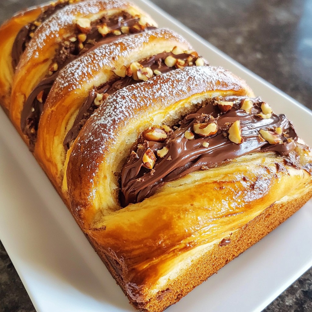 Chocolate Hazelnut Babka Delightful and Easy Recipe