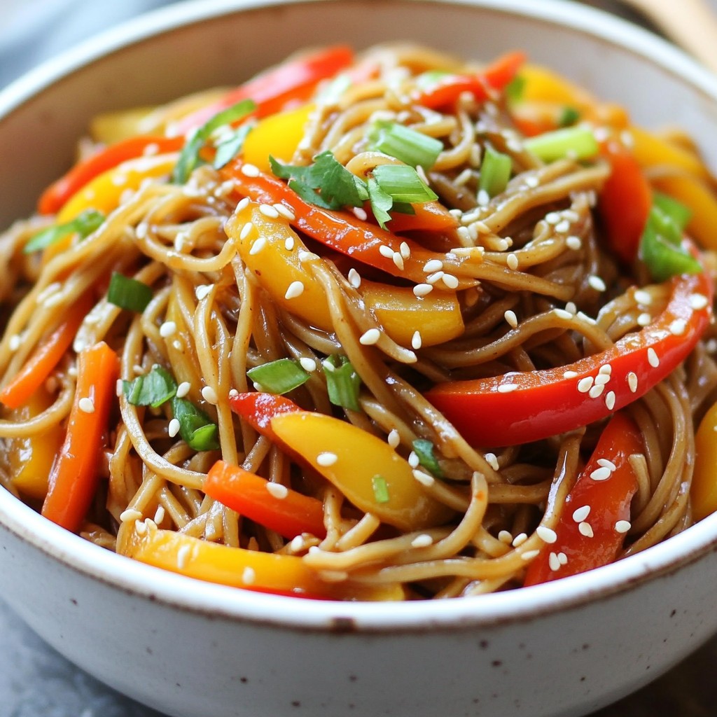 Spicy Soba Noodle Stir Fry Flavorful and Quick Meal